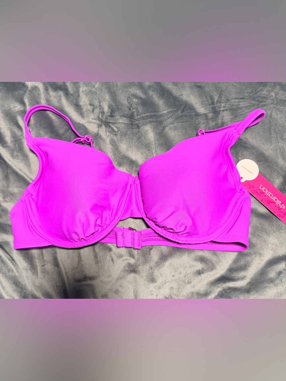 Xhilaration Swim Top- purple